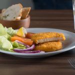 Medallones de pollo rebozados