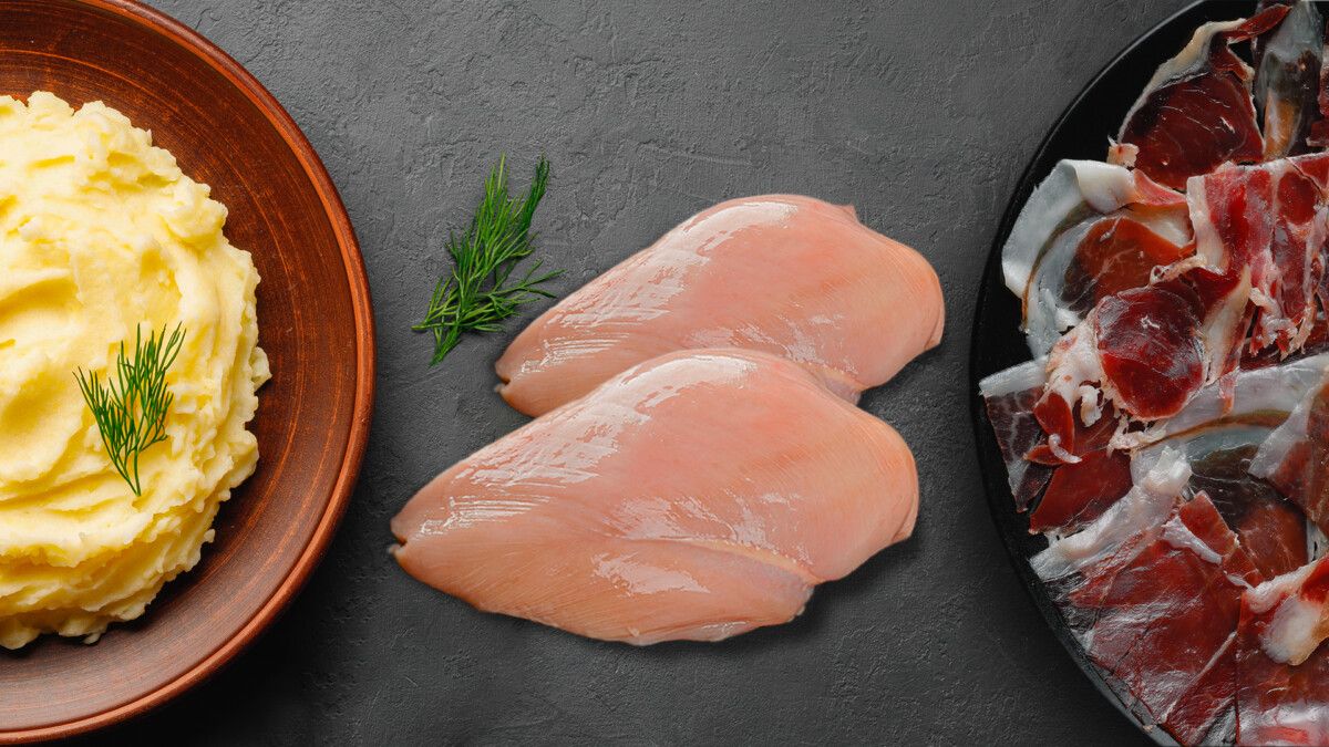 Pechugas de pollo con jamón crudo Calisa