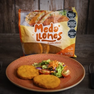Medallones de pollo rellenos Mix Vegetal