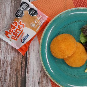 Medallones de pollo rebozados